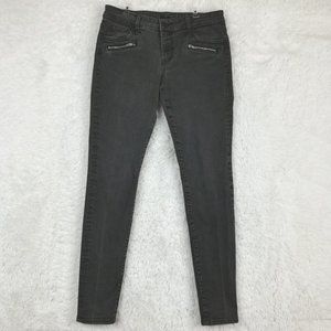 Kut from the Kloth Womens Jeans Skinny Mia Toothpick Denim‎ Black Wash Zipper 6